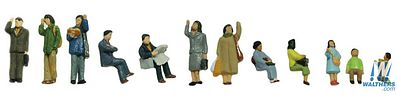 TomyTec 265467 N Scale Passengers -- pkg(12)