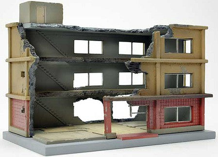 TomyTec 267591 N Scale Apartment Complex under Demolition