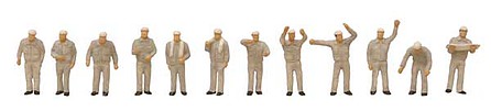 TomyTec 267621 N Scale Factory Workers -- pkg(12)