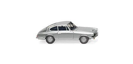 Wiking 18702 HO Scale 1967-1968 BMW 1600 GT Coupe Hardtop - Assembled -- Silver