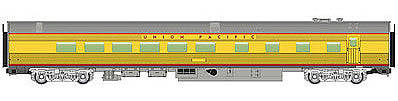 Walthers Mainline 30158 HO Scale 85' Budd Diner - Ready to Run -- Union Pacific (Armour Yellow, gray, red)