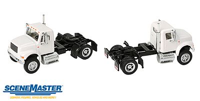 Walthers Scenemaster 11190 HO Scale International(R) 4900 Single-Axle Semi Tractor Only - Assembled -- White