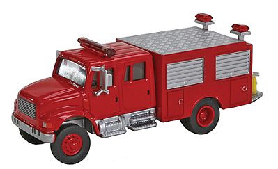 Walthers Scenemaster 11893 HO Scale International(R) 4900 First Response Fire Truck - Assembled -- Red