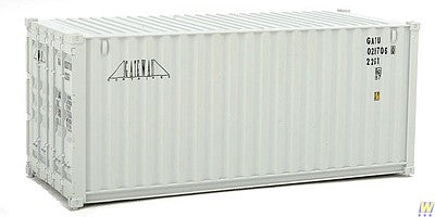 Walthers Scenemaster 8063 HO Scale 20' Corrugated Container - Assembled -- Gateway (gray)