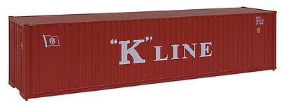 Walthers Scenemaster 8203 HO Scale 40' Hi Cube Corrugated Container w/Flat Roof - Assembled -- K-Line