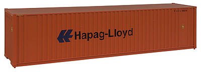 Walthers Scenemaster 8204 HO Scale 40' Hi Cube Corrugated Container w/Flat Roof - Assembled -- Hapag-Lloyd