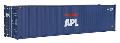Walthers Scenemaster 8251 HO Scale 40' Hi Cube Corrugated Side Container - Assembled -- American President Lines (Eagle Logo)