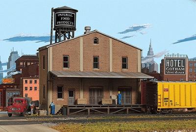 Walthers Cornerstone 3184 HO Scale Imperial Food Products Background Building -- Kit - 6-1/4 x 3-1/4 x 7-1/2" 15.9 x 8.3 x 19cm