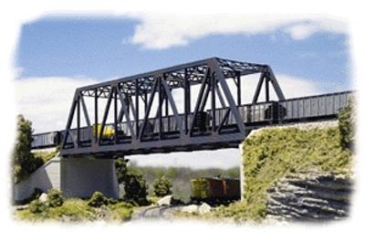 Walthers Cornerstone 3242 N Scale Double-Track Truss Bridge -- Kit - 10 x 2-3/4 x 2-3/4" 25 x 6.8 x 6.8cm