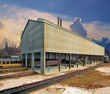 Walthers Cornerstone 933-4601 HO Scale Rolling Mill with Reversing Mill Stand -- Kit - 32 x 11-1/8 x 10" 81.3 x 28.26 x 25.4cm