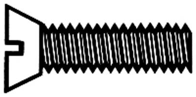Walthers 1046 All Scale 00-90 Brass Flat Head Machine Screws -- 1/2 x .047" 1.27 x .12cm pkg(10)