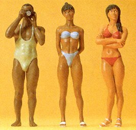 Preiser 45013 G Scale Photographer & Swimmers