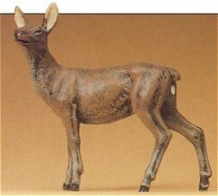 Preiser 47702 1/25 Scale Wild Animal Figures -- Cow Elk Standing