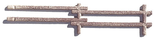 Noch 33010 N Scale Field Fence -- 2-1/4 x 1/4" 5.8cm x .7cm pkg(18)
