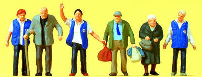 Preiser 79216 N Scale Pedestrians -- Travellers Aids
