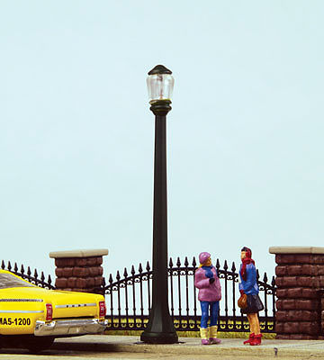 Walthers SceneMaster 949-4305 HO Scale Concrete Column Street Light -- pkg(2)