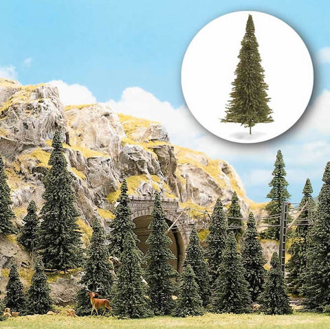 Busch 6571 N Scale Trees - Coniferous pkg(30) -- Pine Set - 1-3/16 to 2-3/16"  3 to 6cm Tall