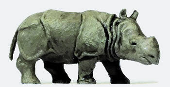 Preiser 29503 HO Scale Animal -- Baby Indian Rhinoceros