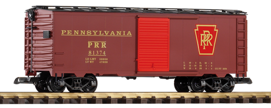 Piko 38825 G Scale PRR Steel Boxcar 81374 Tuscan