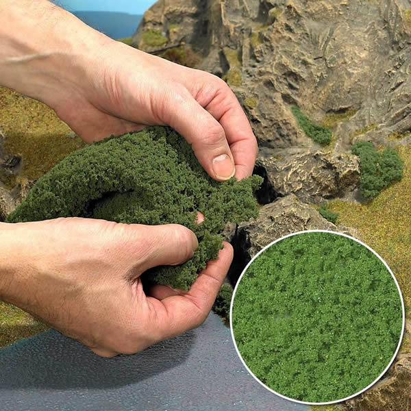Busch 7341 HO Scale Foliage Pad -- Spring Green - 5-29/32 x 9-27/32" 15 x 25cm