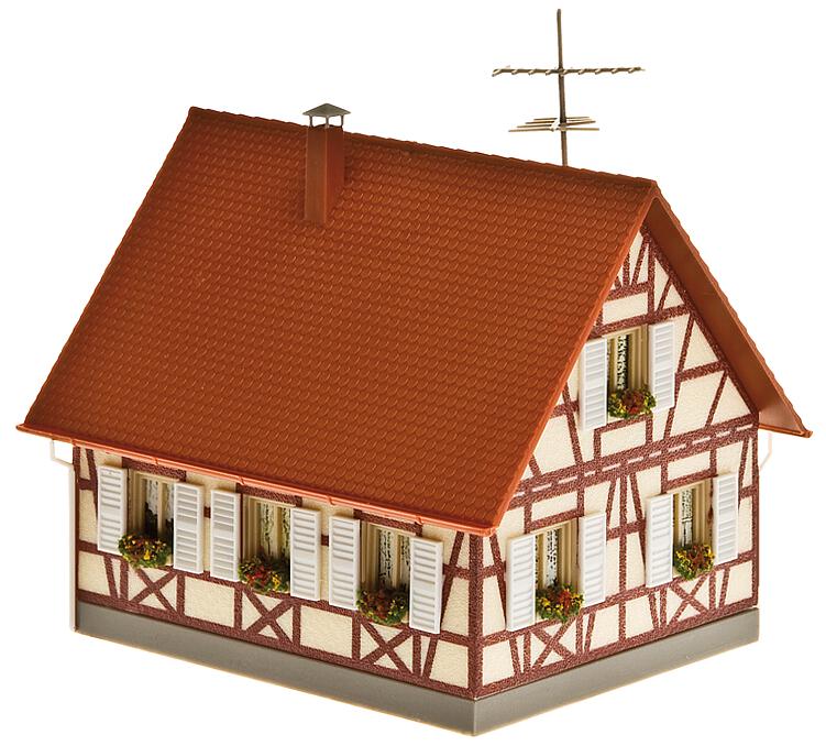 Faller 130222 HO Scale Family Home with Timber Framing Kit