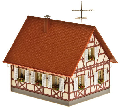 Faller 130222 HO Scale Family Home with Timber Framing Kit