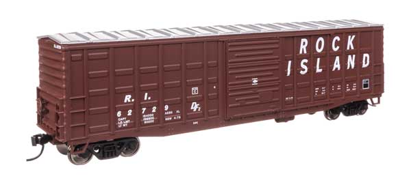 Walthers Mainline 910-46717 HO Scale 50' Waffle Boxcar RTR Rock Island #62729