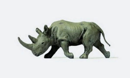 Preiser 29522 HO Scale Animal -- African Rhinoceros #2
