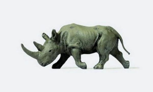 Preiser 29522 HO Scale Animal -- African Rhinoceros #2