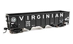 Walthers Mainline 910-56729 HO AAR 3-Bay Open Hopper - Virginian #4598