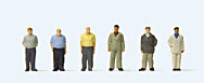 Preiser 88561 Z Scale Standing Men pkg(6)