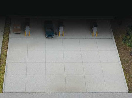Walthers Cornerstone 933-3886 N Scale Modern Parking Lot - 8 Sections -- Kit