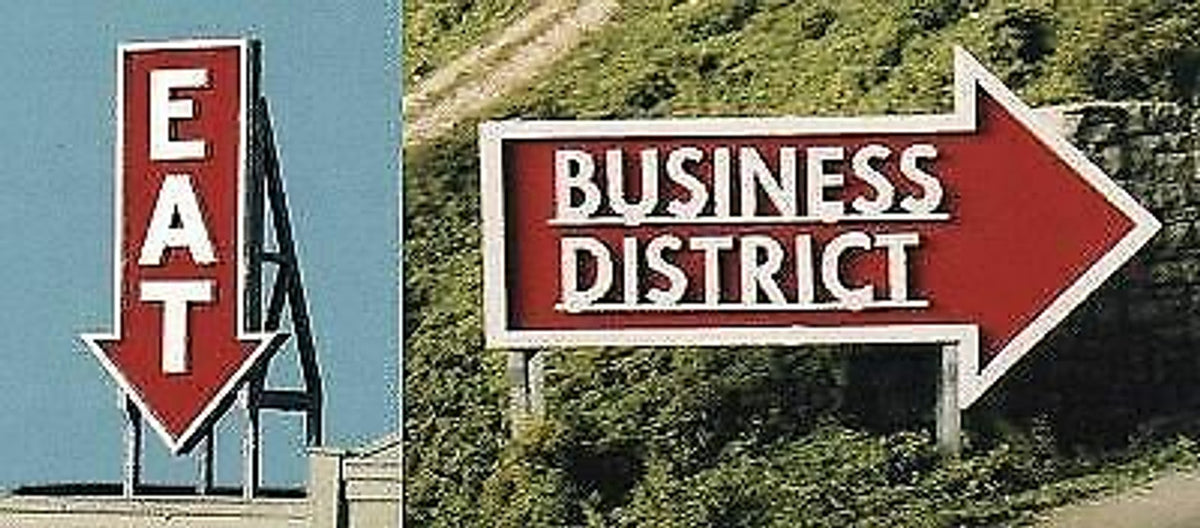 Blair Line 2532 A Scale Laser-Cut Wood Billboard Kits - Large for