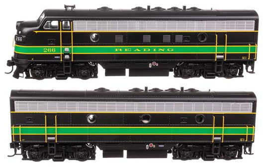 Walthers Mainline 910-21414 HO Scale EMD F7 A-B Set ESU Sound DCC Reading #266A/266B