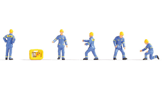 Noch 15025 HO Scale THW Technical Aid Agency Figure Set