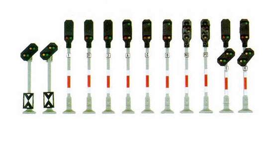 Busch 5850 N Scale European Block Signals -- Nonworking