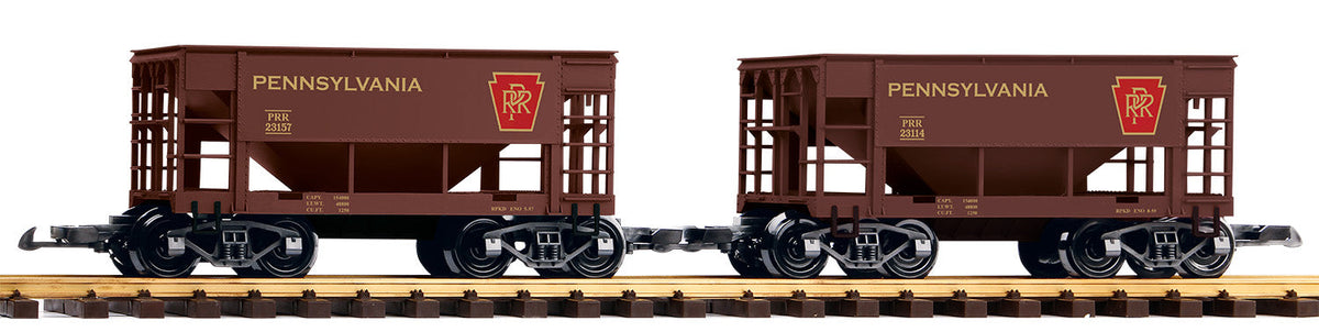 Piko 38972 G Scale Pennsylvania Railroad Ore Car, 2-Pack