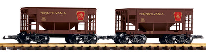 Piko 38972 G Scale Pennsylvania Railroad Ore Car, 2-Pack