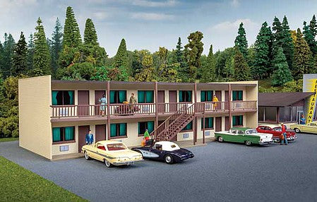 Walthers Cornerstone 933-3488 HO Scale Vintage Motor Hotel -- Kit