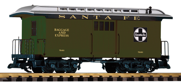 Piko 38626 G Scale SF Baggage Car 72493 Green