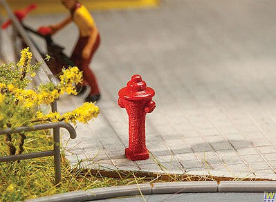 Walthers SceneMaster 949-4143 HO Scale Fire Hydrants pkg(10)
