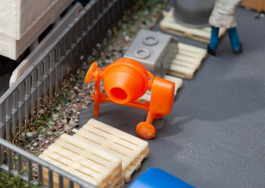 Faller 180967 HO Scale Concrete Mixer on Wheels Kit