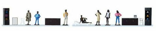 Preiser 17700 HO Scale Retail Shop Interior -- Fashion Boutique