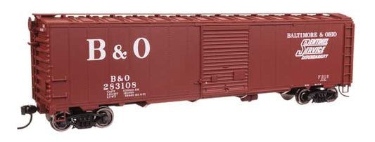 Walthers Mainline 910-46507 HO Scale 50' AAR Boxcar RTR B&O #283108