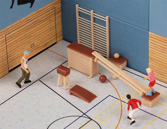 Faller 180994 HO Scale Sports Gymnasium Equipment Set