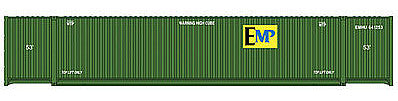 Walthers SceneMaster 949-8503 HO Scale 53' Singamas Corrugated Container EMP