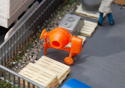 Faller 180967 HO Scale Small Concrete Mixer on Wheels