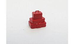 All Scale Miniatures 1600931 N Suitcases Stack of 3 5-Pack