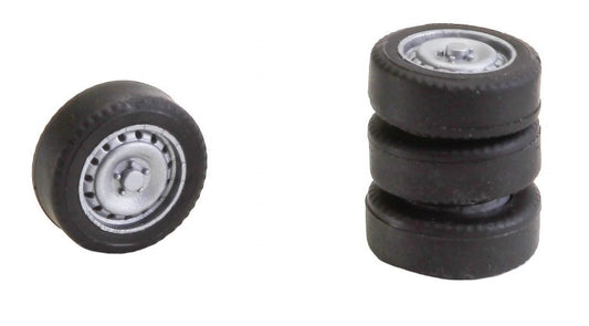 Faller 163108 HO Car System 4 Tyres & Rims for Sprinter/T5