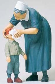 Preiser 45507 G Scale Pedestrians -- Protestant Sister with Child